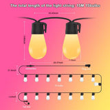Outdoor LED String Lights - Remote Controlled