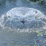 OASE Floating Fountain with Lights, The Floating Fountain with Lights performs a show of movement and texture. Built to be an enduring focal point or the life of the party for a special event. Offering a variety of water patterns, the fountain appeals to both the modernist and traditionalist. It can be installed in a lake or pond, either artificial or natural. Floating fountains aerate, circulate water and control the accumulation of organic matter. The Floating Fountain with Lights is eco-friendly and envi