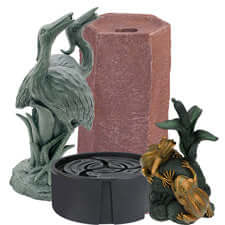 Decorative Water Features, Landscape Water Features, Pond Spitters, Pond Decor