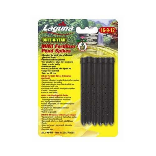 pond plant fertilizer sticks Laguna Once-A-Year Fertilizer Pond Spikes 16-9-12