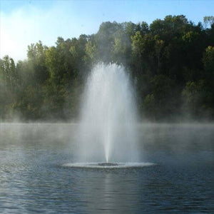 Kasco 5.3JF 5 hp Fountains 240 Volts, Kasco’s 5.3JF decorative fountains are the perfect way to beautify any mid-to-large size pond or lake. This versatile fountain comes with seven (three for 50Hz model) interchangeable nozzle heads giving you the option to choose and change the spray pattern as you wish. Optional lighting packages are available to extend the visual impact of your fountain into the evening hours. These units are available in a variety of power configurations including 240V single phase (60