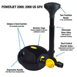 Laguna Next Generation Powerjet Fountain Pump Kit