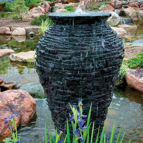 Aquascape Stacked Slate Urn Fountain